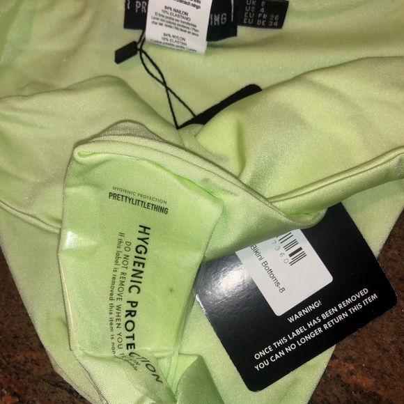 PrettyLittleThing PLT Neon Bikini Top & Bottom - Picture 4 of 5